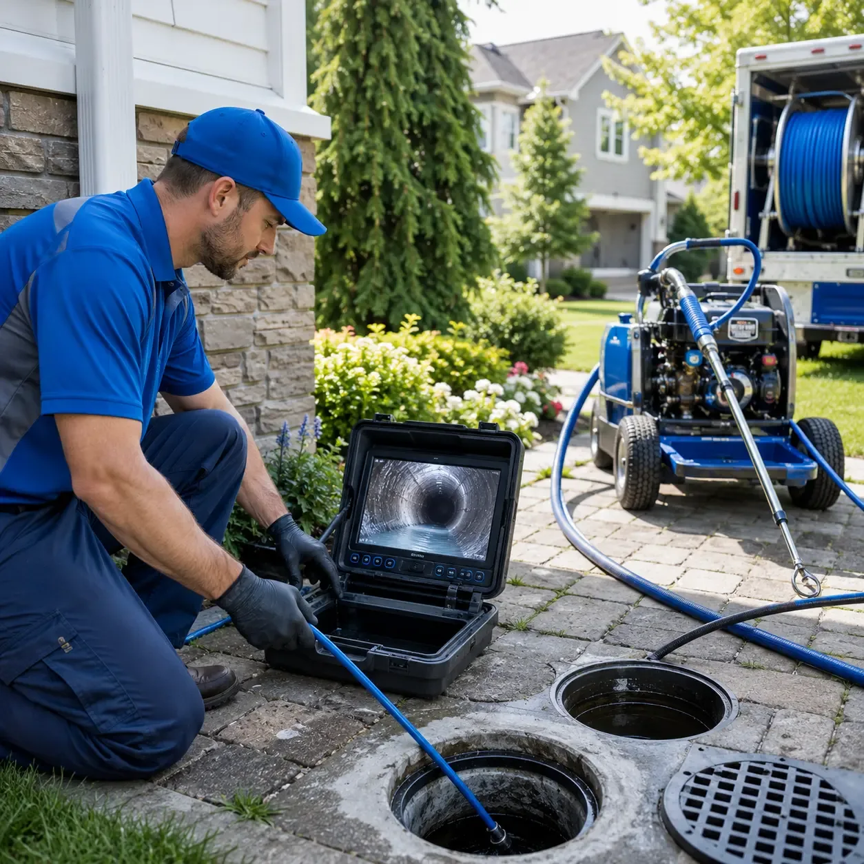 Outdoor drain cleaning professionals serving Burlington, IN