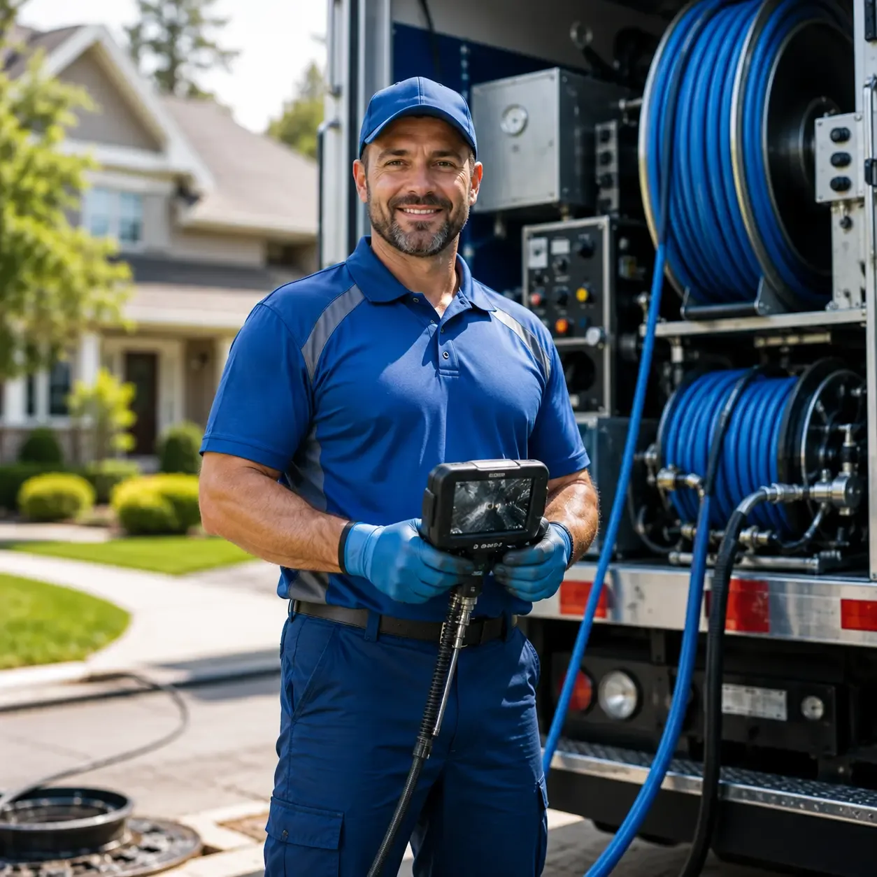 Local outdoor drain cleaning specialists in Burlington, IN
